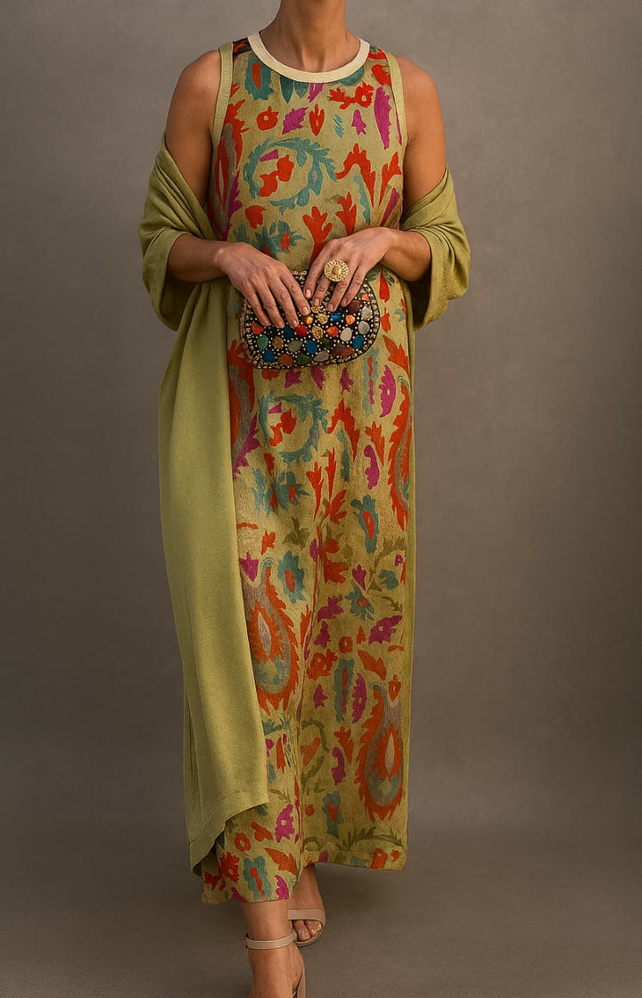 Azara Printed Maxi Sæt