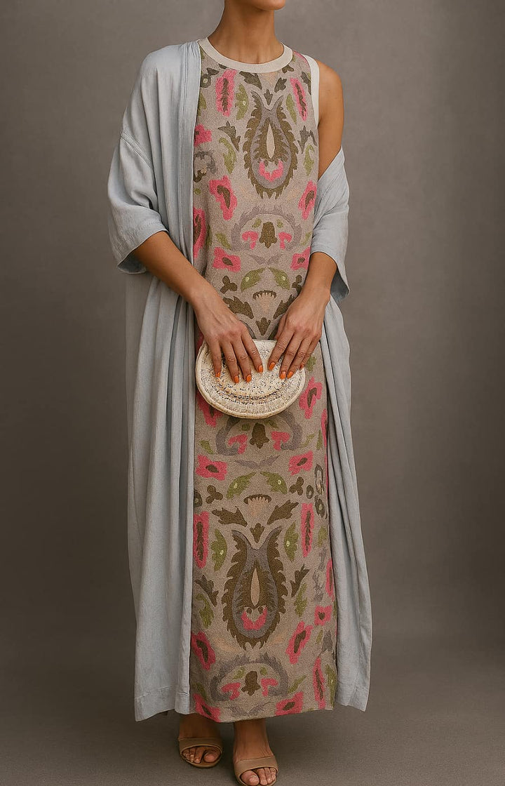 Azara Printed Maxi Sæt