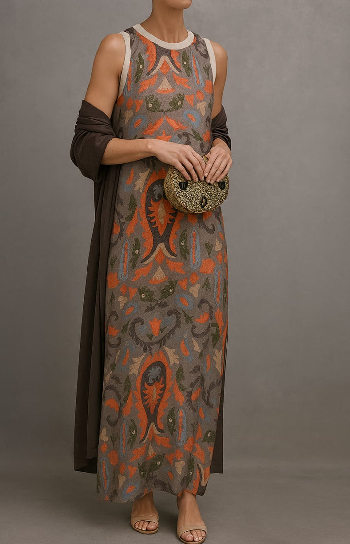 Azara Printed Maxi Sæt