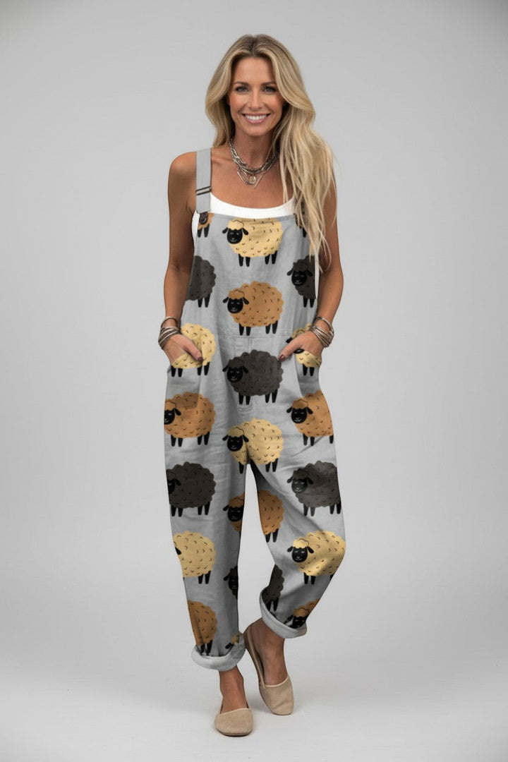 Bella Latzbukser | Trykt Design, Justerbare Stropper