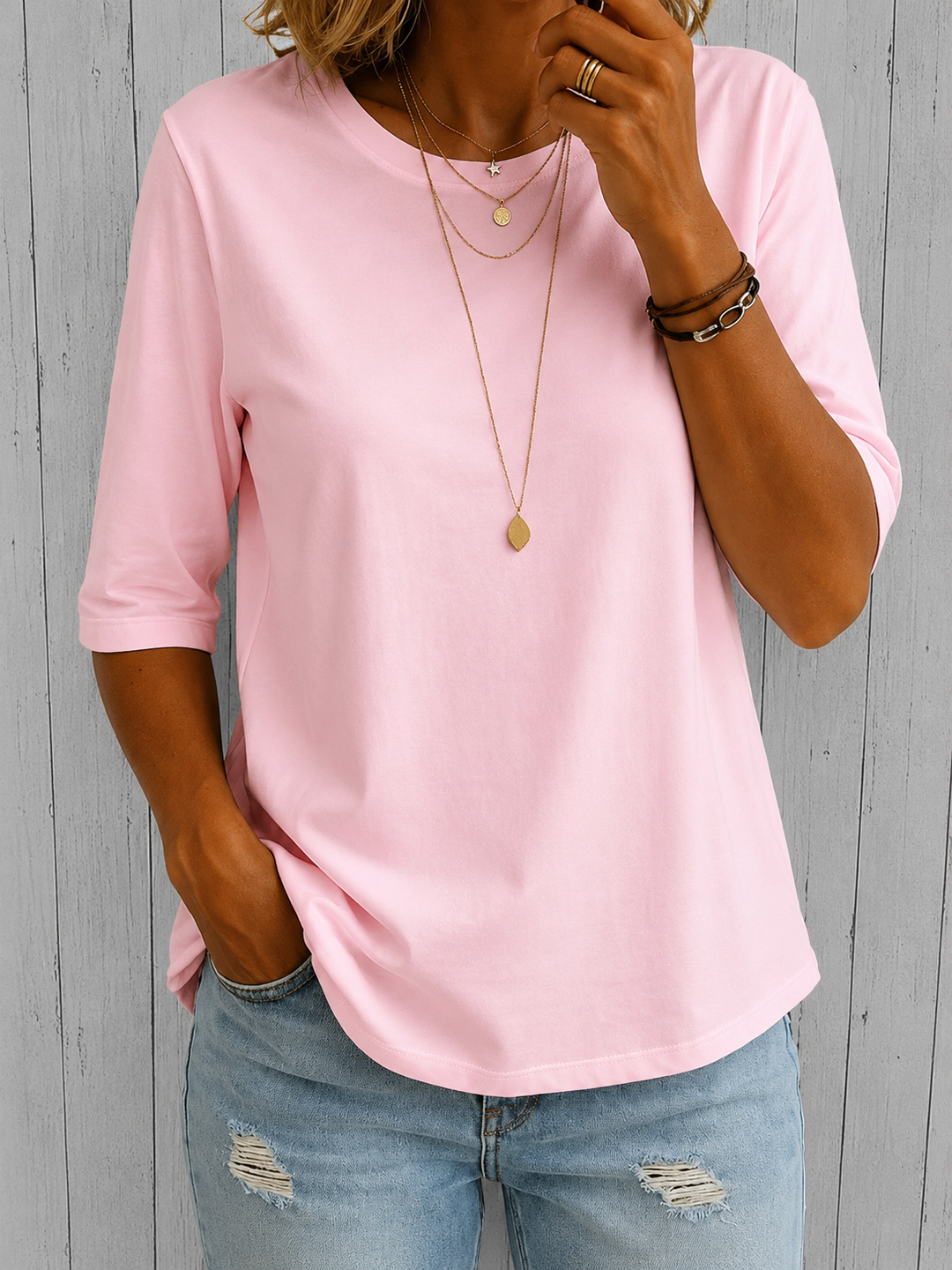 Cassie | Luksuriøs Komfort T-Shirt