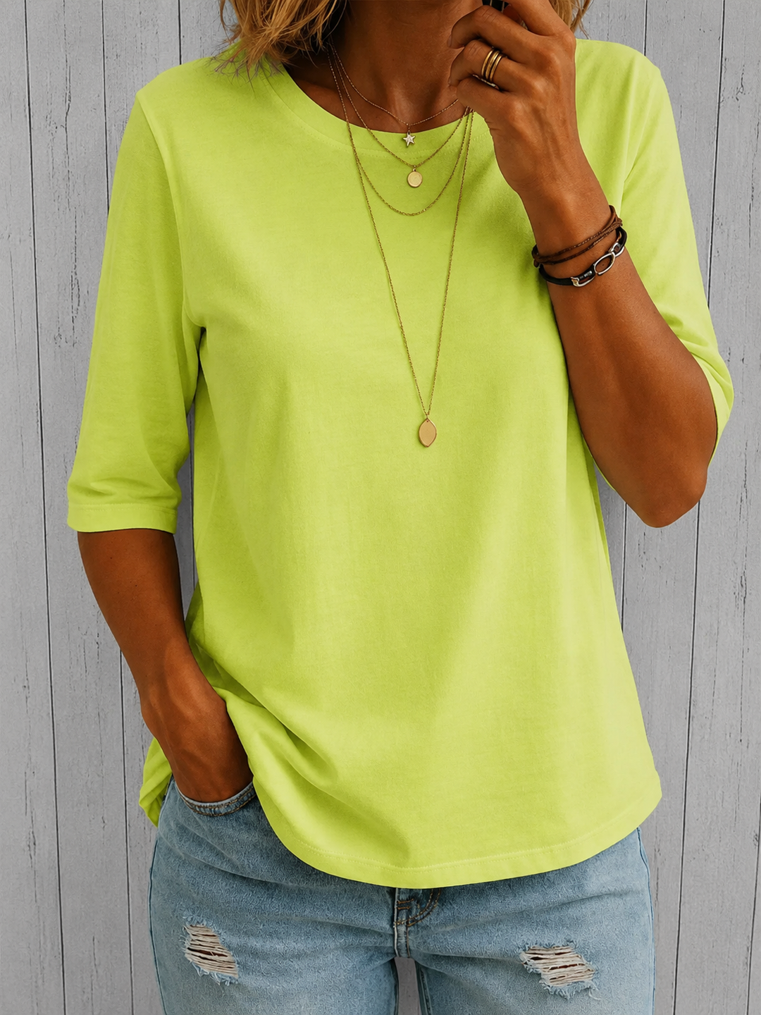 Cassie | Luksuriøs Komfort T-Shirt