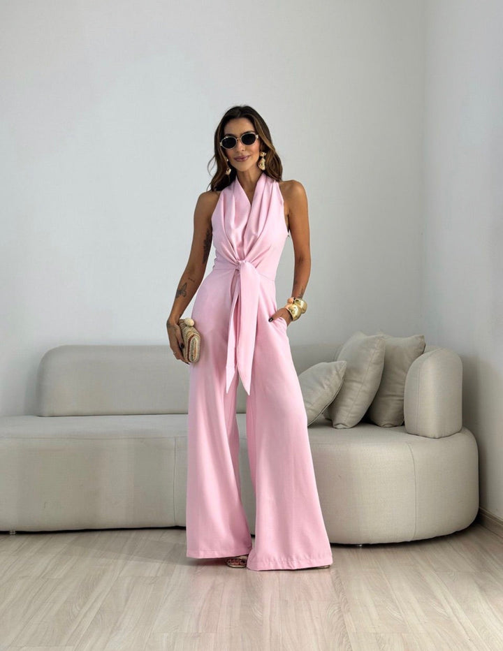 Elegant ærmeløs jumpsuit til kvinder – Moderne luksusoutfit